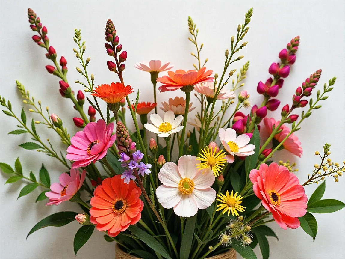Wildflower Meadow arrangement with natural aesthetic