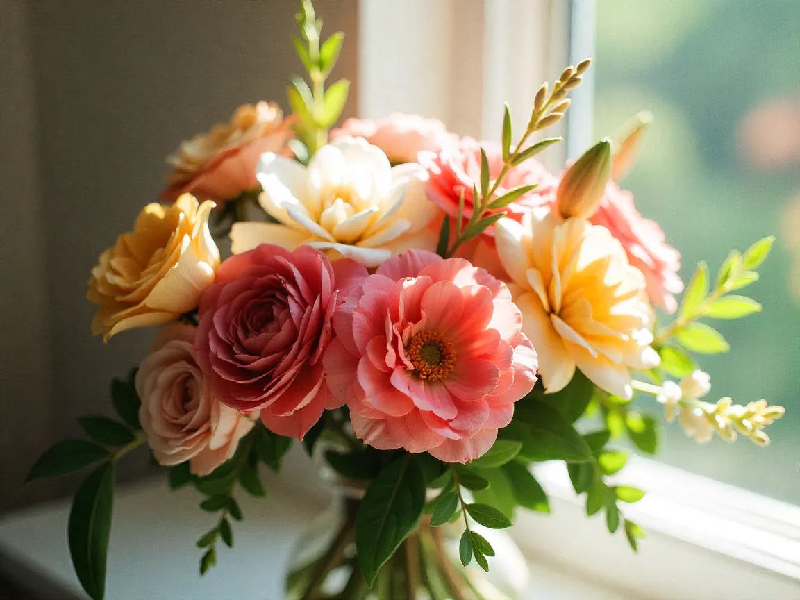 Beautiful floral composition showcasing our design philosophy